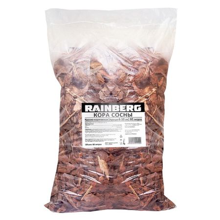 кора сосны  Rainberg крупная фракция 6-10 см 60 л