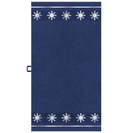 полотенце махр. CLEANELLY Снежинка 50х90см синее, арт.ПЦ2601-7043,875