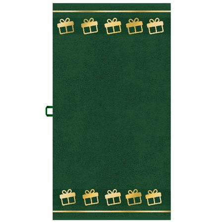 полотенце махр. CLEANELLY Подарок 50х90см зеленое, арт.ПЦ2601-7042,362