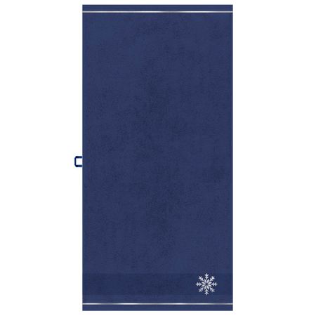 полотенце махр. CLEANELLY Снежинка 70х130см синее, арт.ПЦ3501-7043,875