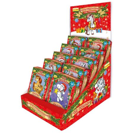 набор новогодний пазл с предсказаниями Символ 2026 - Лошадь 24 элемента