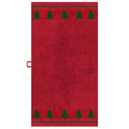 полотенце махр. CLEANELLY Елочка 50х90см красное, арт.ПЦ2601-7041,373
