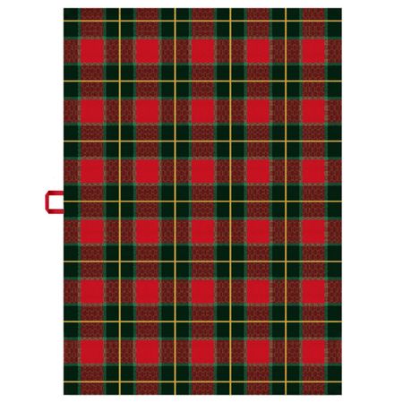 полотенце кухонное CLEANELLY Клетка 50х70см красное, арт.ПЦ556-7055,1