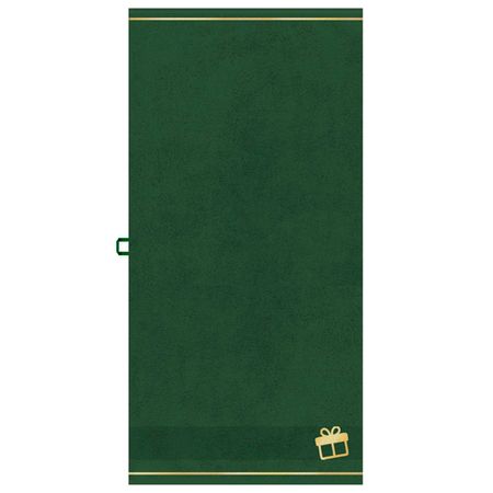 полотенце махр. CLEANELLY Подарок 70х130см зеленое, арт.ПЦ3501-7042,362