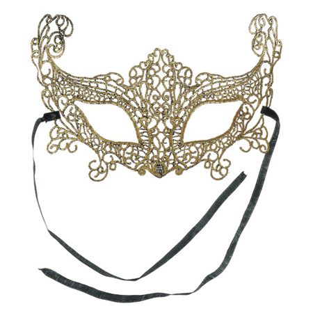 маска карнавальная Барокко 25,4х13,2см золотой пластик игорь долгополов от ренессанса до барокко