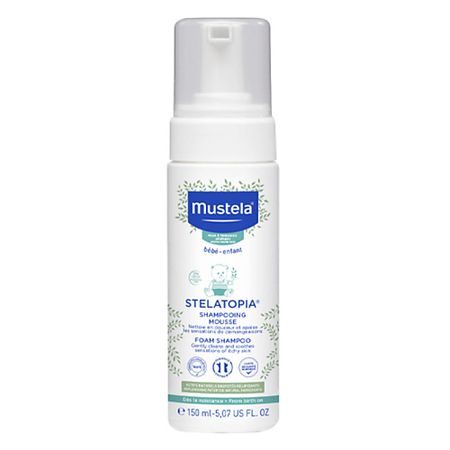 Шампунь для волос MUSTELA Гиполлергенный шампунь-мусс Stelatopia Foam Shampoo для чувствительной кожи