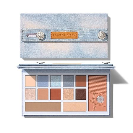 Палетка PERFECT DIARY Палетка теней для век и щек Designer Eyes And Cheeks Palette