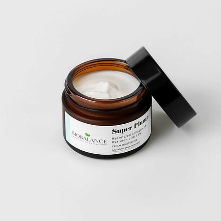 Крем для лица BIOBALANCE Крем для лица с гиалуроновой кислотой 1,5% + коллагеном 3%  SUPER PLUMP CREAM