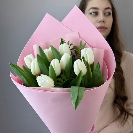 Букет живых цветов ЛОВИБУКЕТ Букет тюльпанов Avant