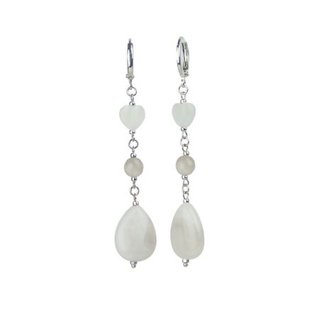 Серьги LANZEROTTI Серьги Gelido, с агатом и кошачьим глазом