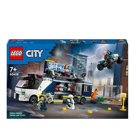 Набор детский LEGO Конструктор City олицейский грузовик с лабораторией