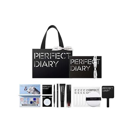 Набор средств для макияжа PERFECT DIARY Набор Midsummer Full Look Blue Tone Aesthetics 16 Pcs Set