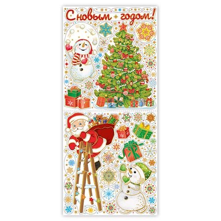 наклейка на окно MAGIC TIME 84х38см с раскраской