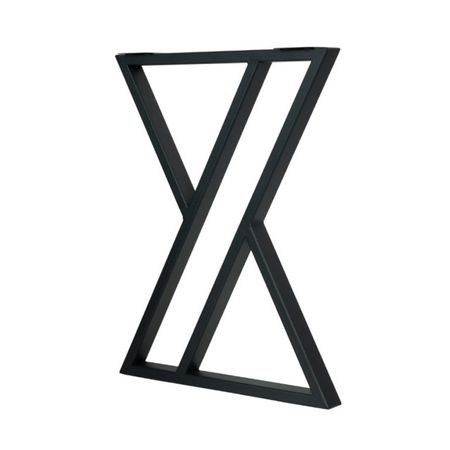 подстолье для стола PROSMITH ЛОФТ 710х550мм Z-образное сталь черный