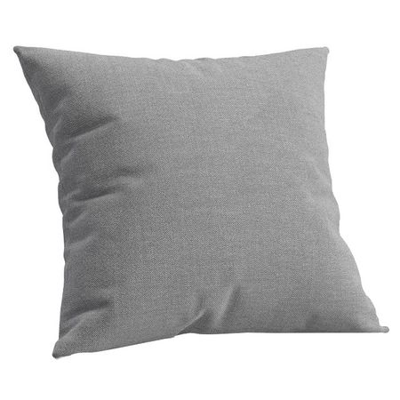 подушка для стула Эшли 450х450х140мм рогожка Vissle светло-серый