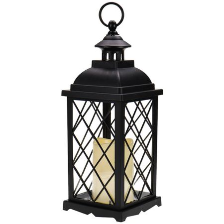 светильник декоративный Теплый вечер 13х13х33см 3хAAА черный александр полярный декабрьский вечер