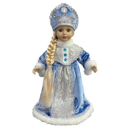 фигура Снегурочка 32см на опоре снегурочка