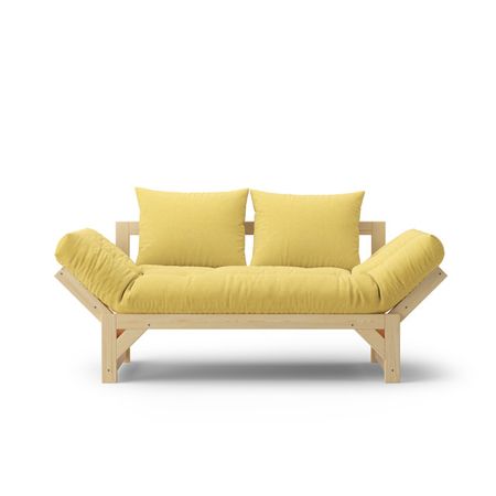 диван террасный Европа 2 1300х740х680мм рогожка Laguna желтый