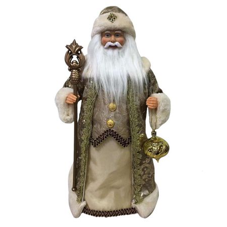 фигура Дед Мороз 50см золотой