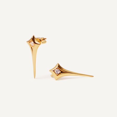 VIVA LA VIKA Серьги Piked Star Earrings - Gold
