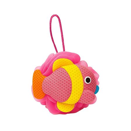 Мочалка MORIKI DORIKI Мочалка Розовая рыбка прищепок декоративных 3 шт полистоун рыбка