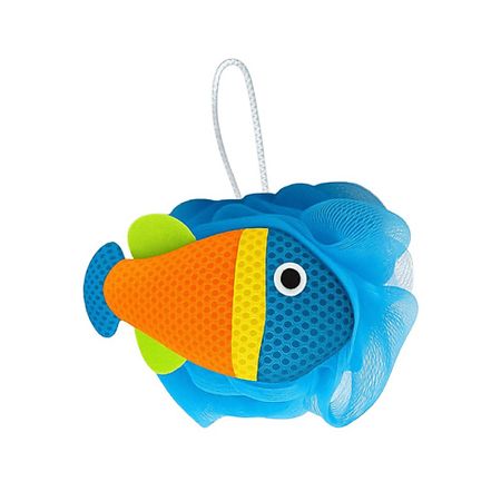 Мочалка MORIKI DORIKI Мочалка Голубая рыбка прищепок декоративных 3 шт полистоун рыбка