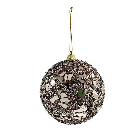 шар MAXIJOY Конфетти 100мм пенопласт коричневый