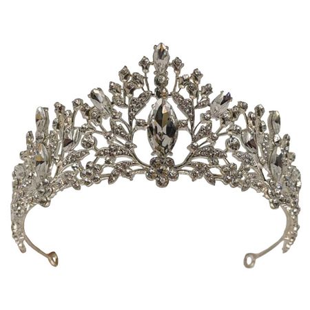 тиара MAXIJOY 15,3см серебро