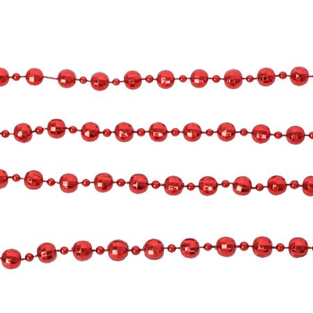 бусы MAXIJOY 10мм 2,7м пластик красные