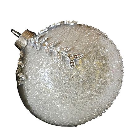 шар MAXIJOY 80мм стекло серебряный