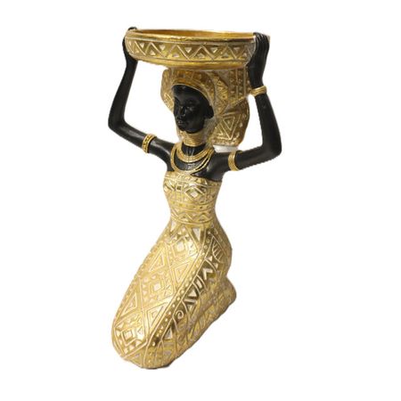 подставка для украшений ВЕЩИЦЫ Африка 12,5х12,3х19см полирезин