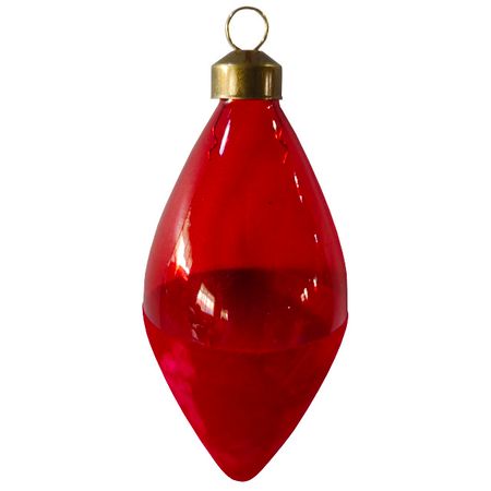 подвеска MAXIJOY 13см стекло красный