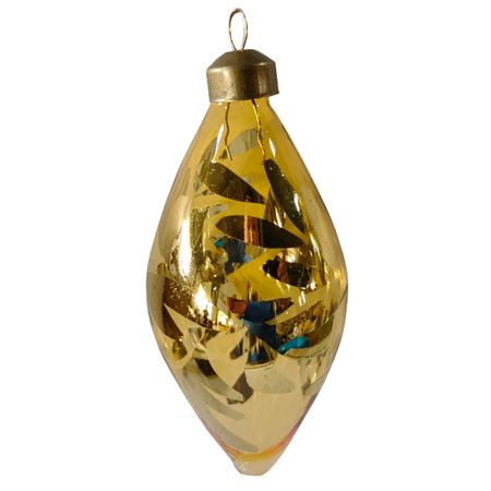 подвеска MAXIJOY 13см стекло золотой