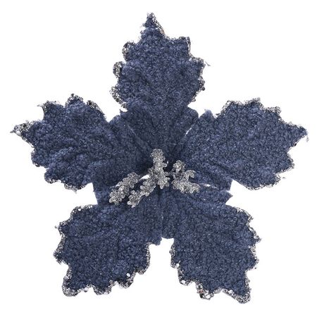 растение искусственное MAXIJOY Цветок 21см темно-синее полиэстер, металл