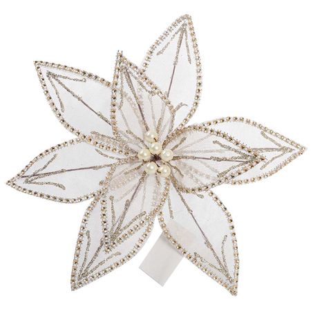 растение искусственное MAXIJOY Цветок 25см шампань полиэстер, металл