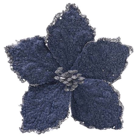 растение искусственное MAXIJOY Цветок 17см темно-синее полиэстер, металл