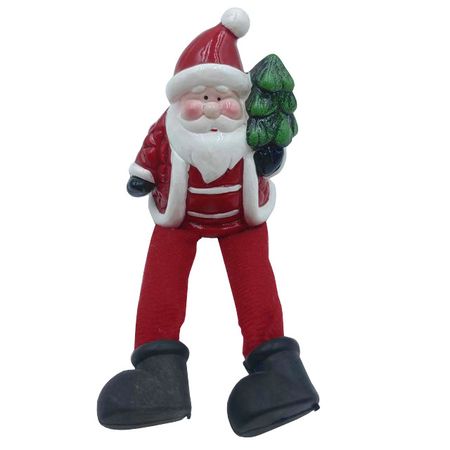 фигурка MAXIJOY Дед мороз 6х5,4х7,6см керамика красный