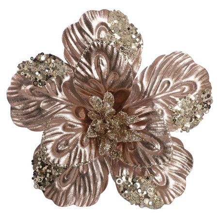 растение искусственное MAXIJOY Цветок 21см шампань полиэстер, металл