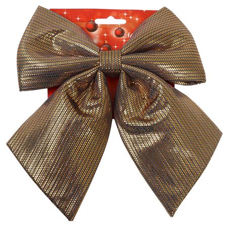 украшение MAXIJOY Бант 20х24см полиэстер бежевый