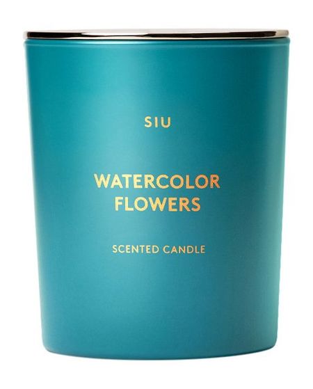SIU Watercolor Flowers Scented Candle