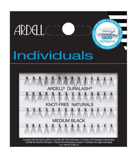 Ardell DuraLash Naturals Knot Free Flares Individuals Black Medium