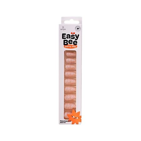 Накладные ногти EASYBEE Набор накладных ногтей с клеевыми стикерами NAIL DAY Tender Laces пенал tender flamingo 20 х 3 5 х 3 5 см