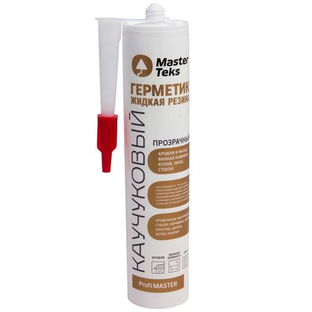 герметик каучуковый MASTERTEKS PM Жидкая резина 290мл прозрачный, арт.9782138