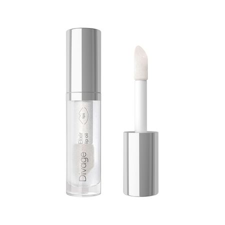 Масло для губ DIVAGE ELIXIR увлажняющее с шиммером тон 01 Прозрачный
