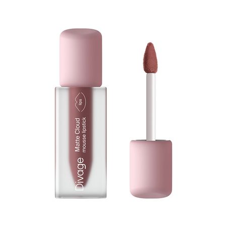 Помада для губ DIVAGE MATTE CLOUD жидкая матовая тон 04 Nude caramel
