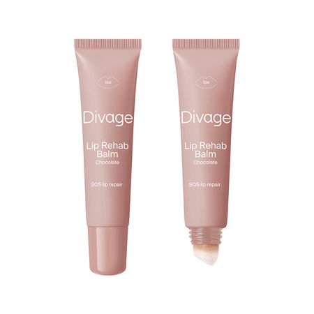 Бальзам для губ DIVAGE LIP REHAB BALM SOS LIP REPAIR восстанавливающий тон Chocolate