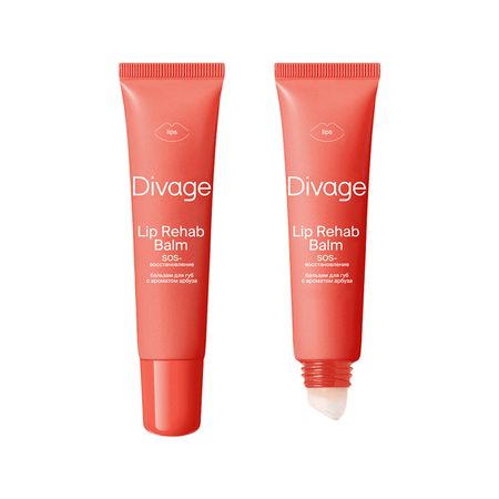 Бальзам для губ DIVAGE LIP REHAB BALM SOS восстанавливающий с ароматом арбуза