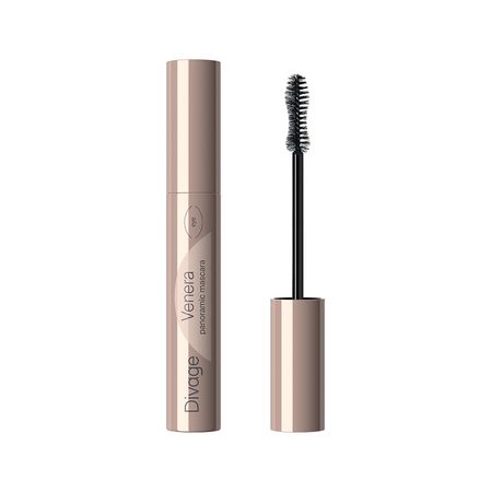Тушь для ресниц DIVAGE VENERA с эффектом натуральных ресниц тон Черный