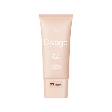 Крем тональный для лица DIVAGE TRUE COLOR с матовым финишем тон 03 Beige