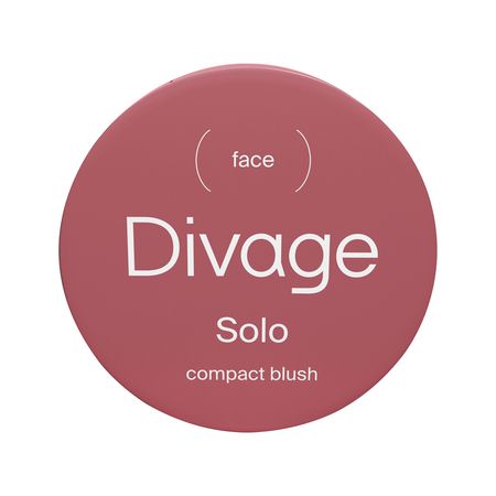 Румяна для лица DIVAGE SOLO компактные стойкие тон 08 Темно-розовый